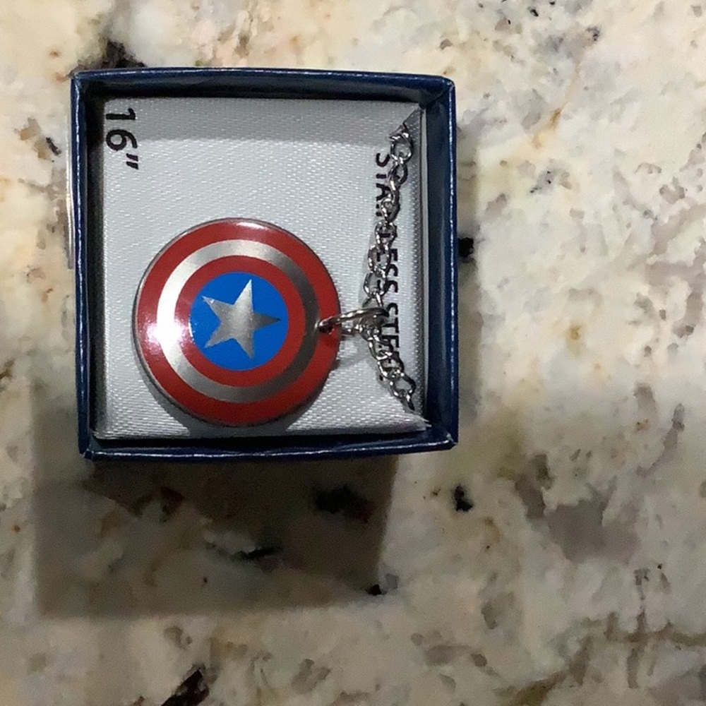 Marvel’s Captain America necklace